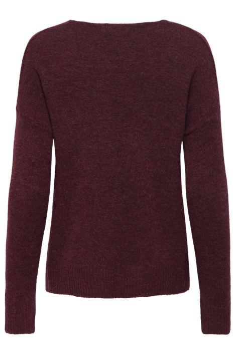 Jacqueline de Yong jdyelanora l/s v-neck pullo. knt no